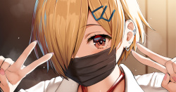 Kinpatsu Gal no Mask de Zuri Haishin