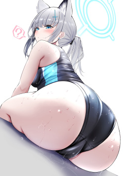 シロコちゃんのお尻をポッカリさせるだけ