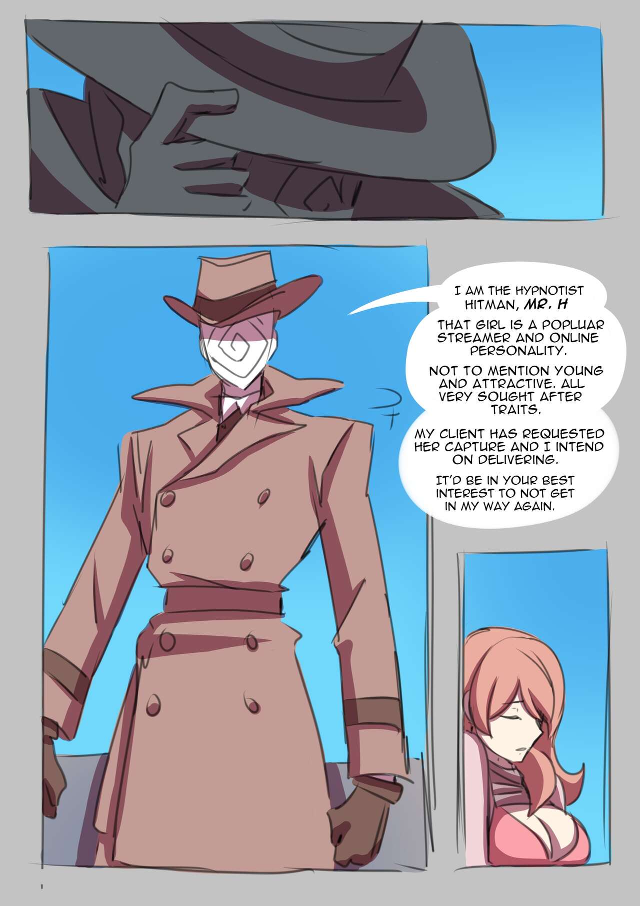 Hiroko Kuuga and Mr. H Introduction page 9 full