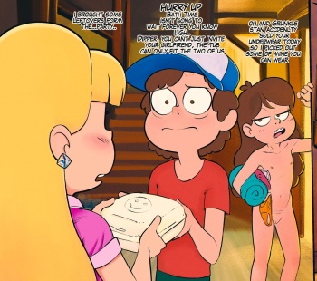 Gravity Falls Bathing cover