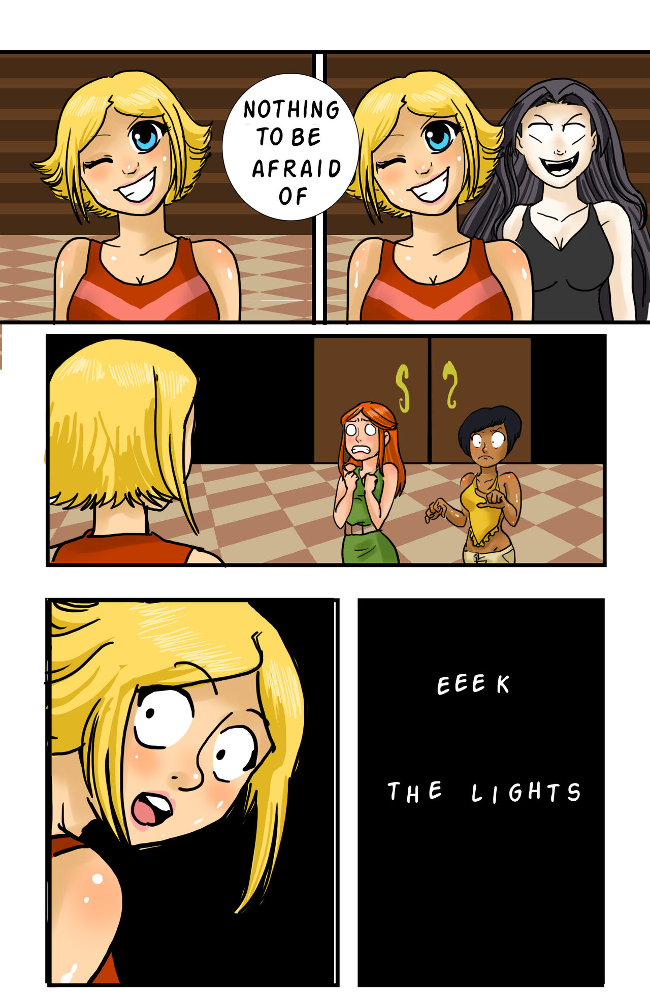 The Naked Peaches Comic: Vampirella page 3 full