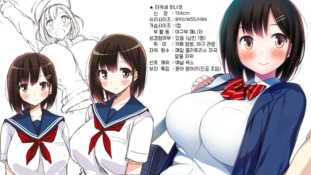 Watashi To Kareshi To Aitsu No Jijou_Rough Sketch page 2 full