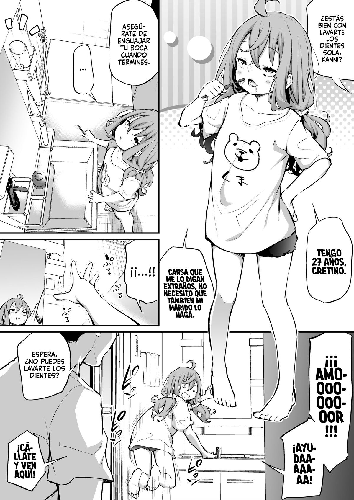 Shinchou-sa Max Fuufu 2 | Pareja con Diferencia de Altura Extrema 2 page 1 full