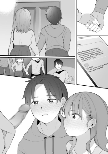 Sex ga Mannerika Shite Kita node 3P Aite o Boshuu shitara Kawaii Kao shita Kyokon Danshi ga Arawarete Danjo Douji ni Okasareru Manga | A stagnant couple banged by a boy with a pretty face and huge dick cover