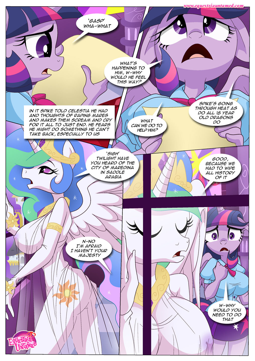 Palcomix Dragon mating series page 5 full