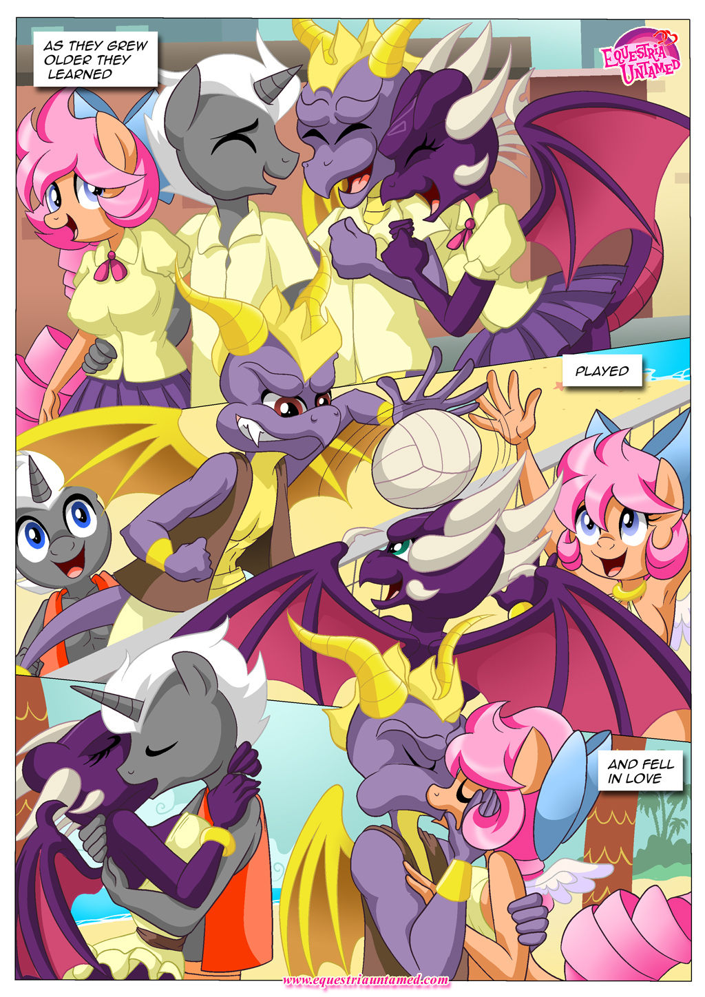 Palcomix Dragon mating series page 7 full