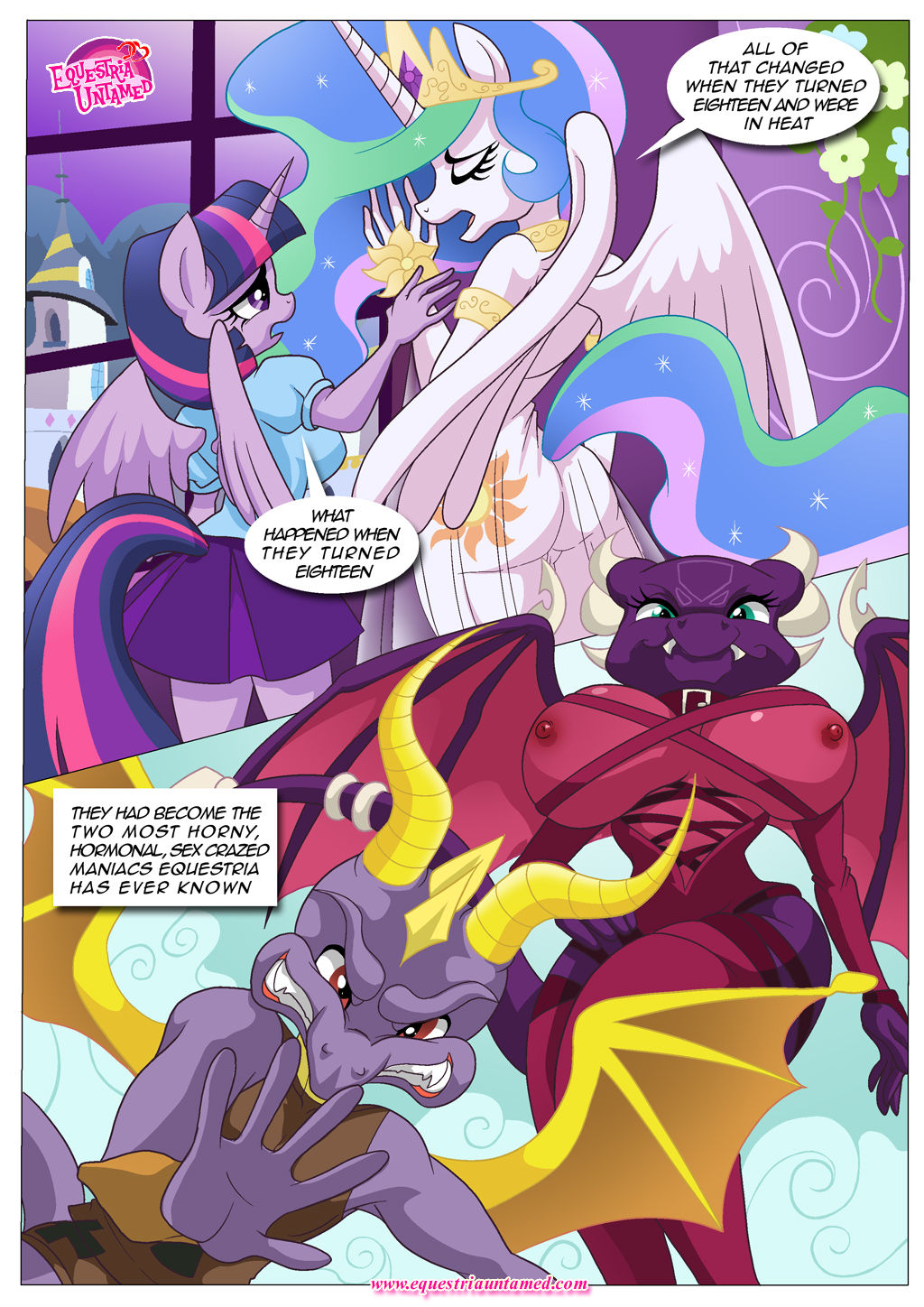 Palcomix Dragon mating series page 8 full