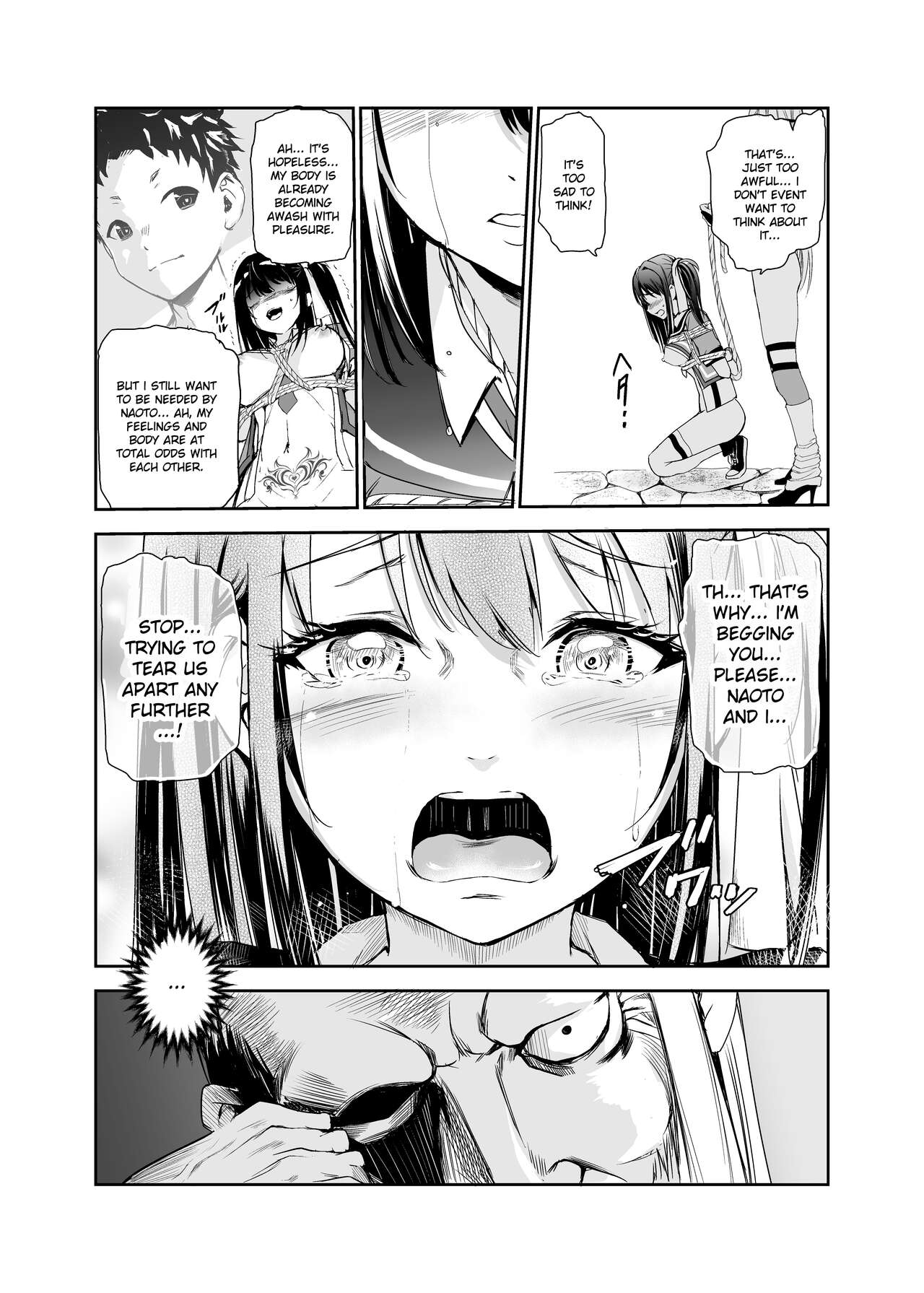Tsuyagari Mura 5 ~Kareshi o Mamoru Tame Hikyou no Mura de Kyousei Gohoushi &amp; NTR Sex~ page 10 full