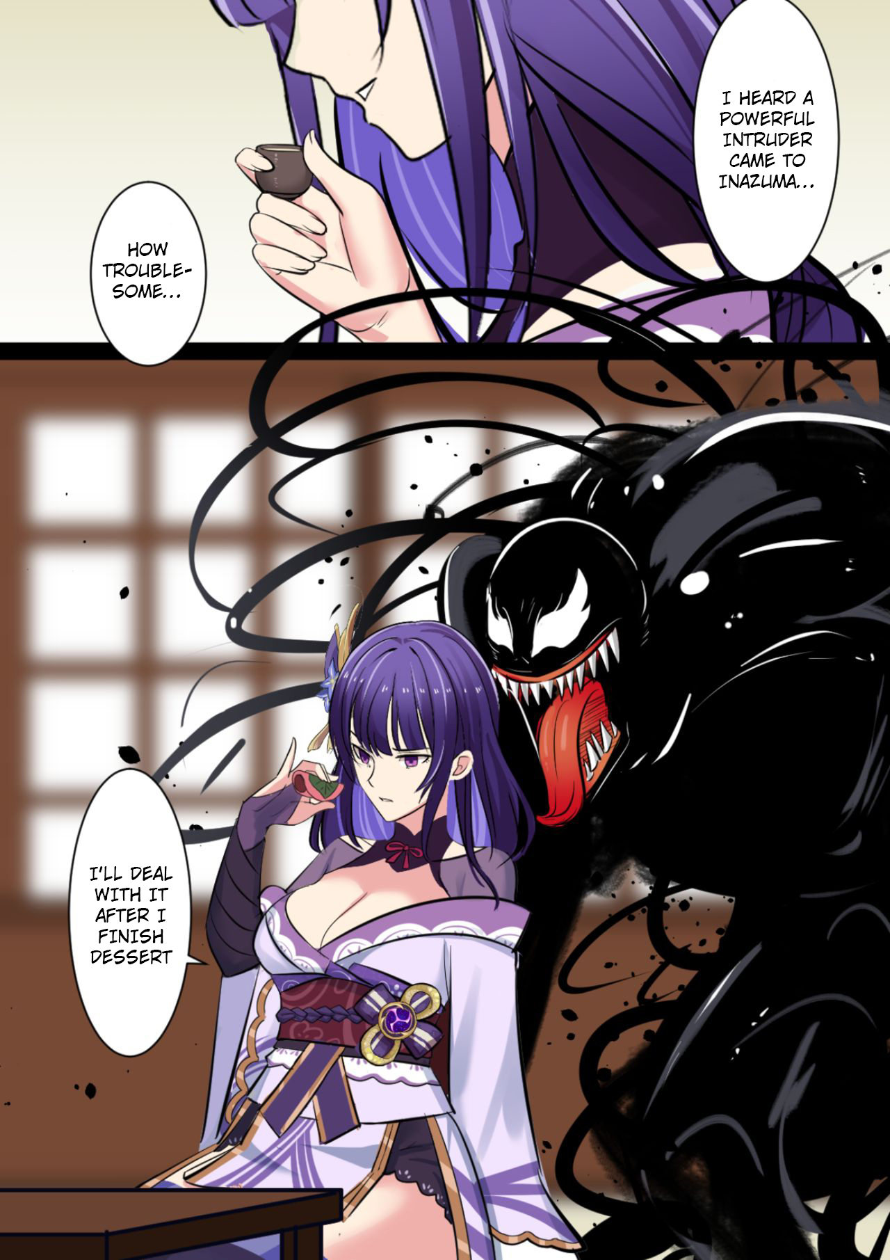 The Venom Possessed Raiden Shogun Is Being Guarded page 2 full