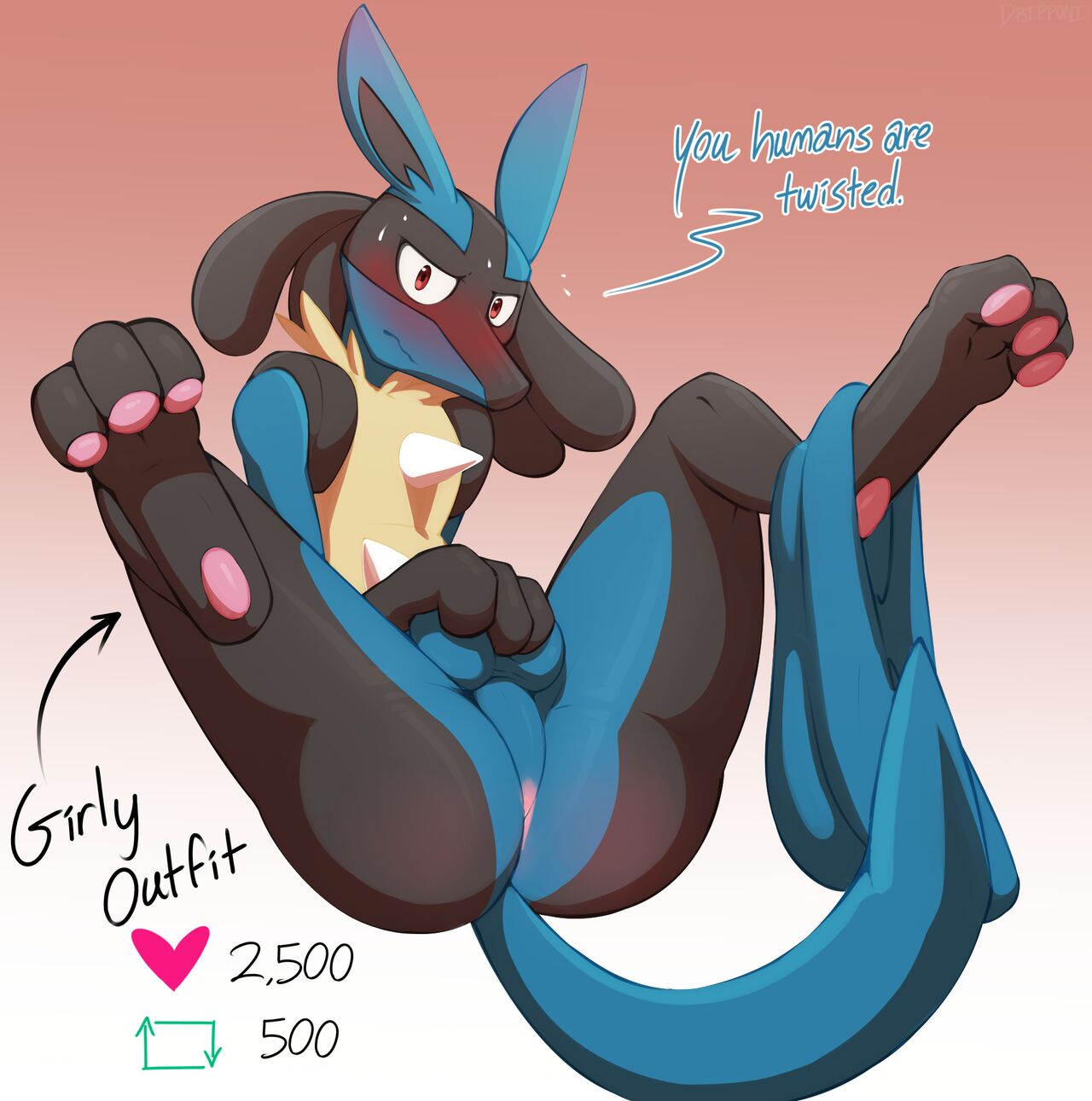 Lucario Strip Game page 2 full