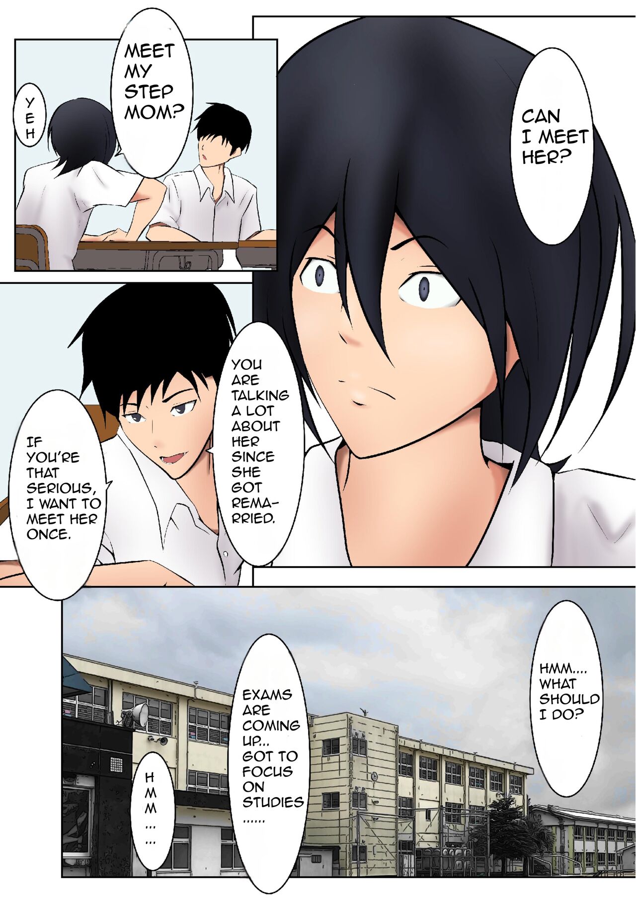 Okaa-san ga Boku no Tomodachi ni | My Step Mom and My Best Friend page 10 full