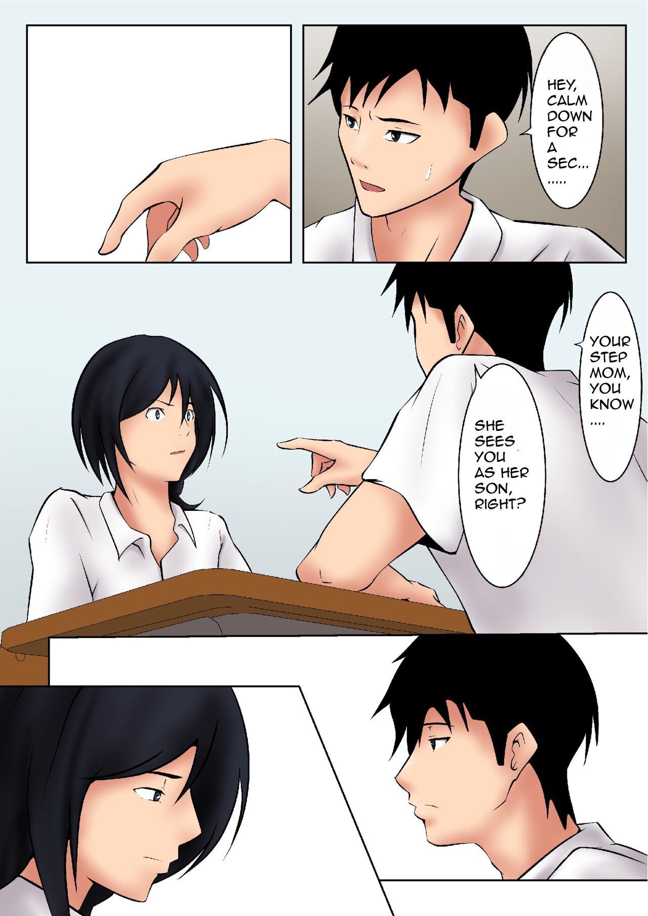Okaa-san ga Boku no Tomodachi ni | My Step Mom and My Best Friend page 8 full