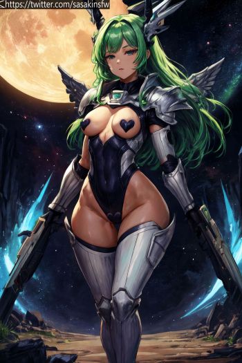 Space light girl cover