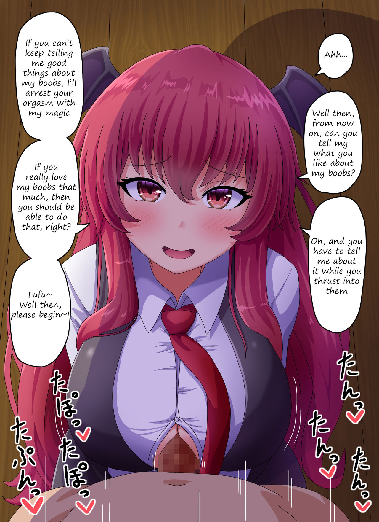 Standing paizuri with Koakuma page 3 full