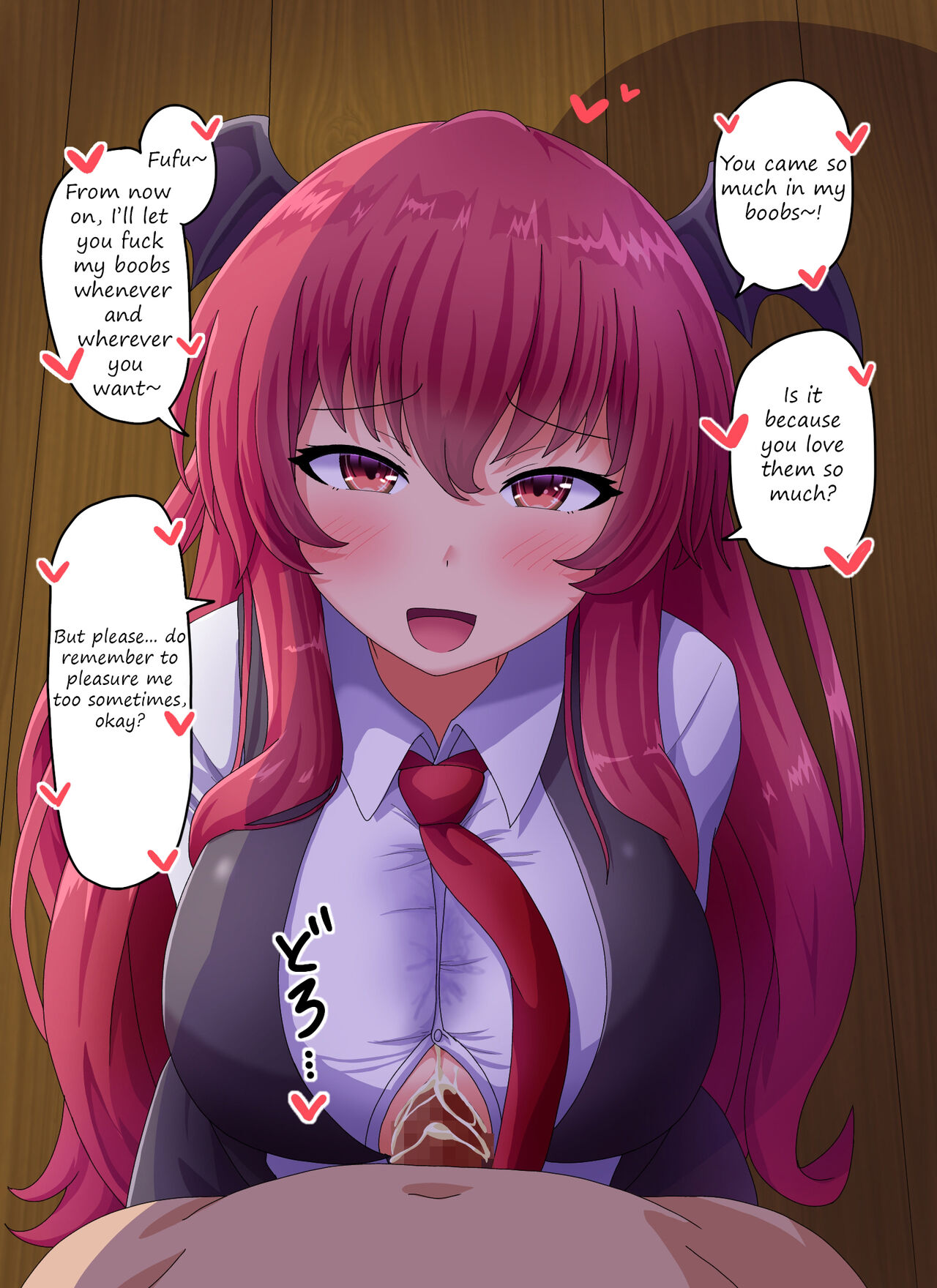 Standing paizuri with Koakuma page 9 full