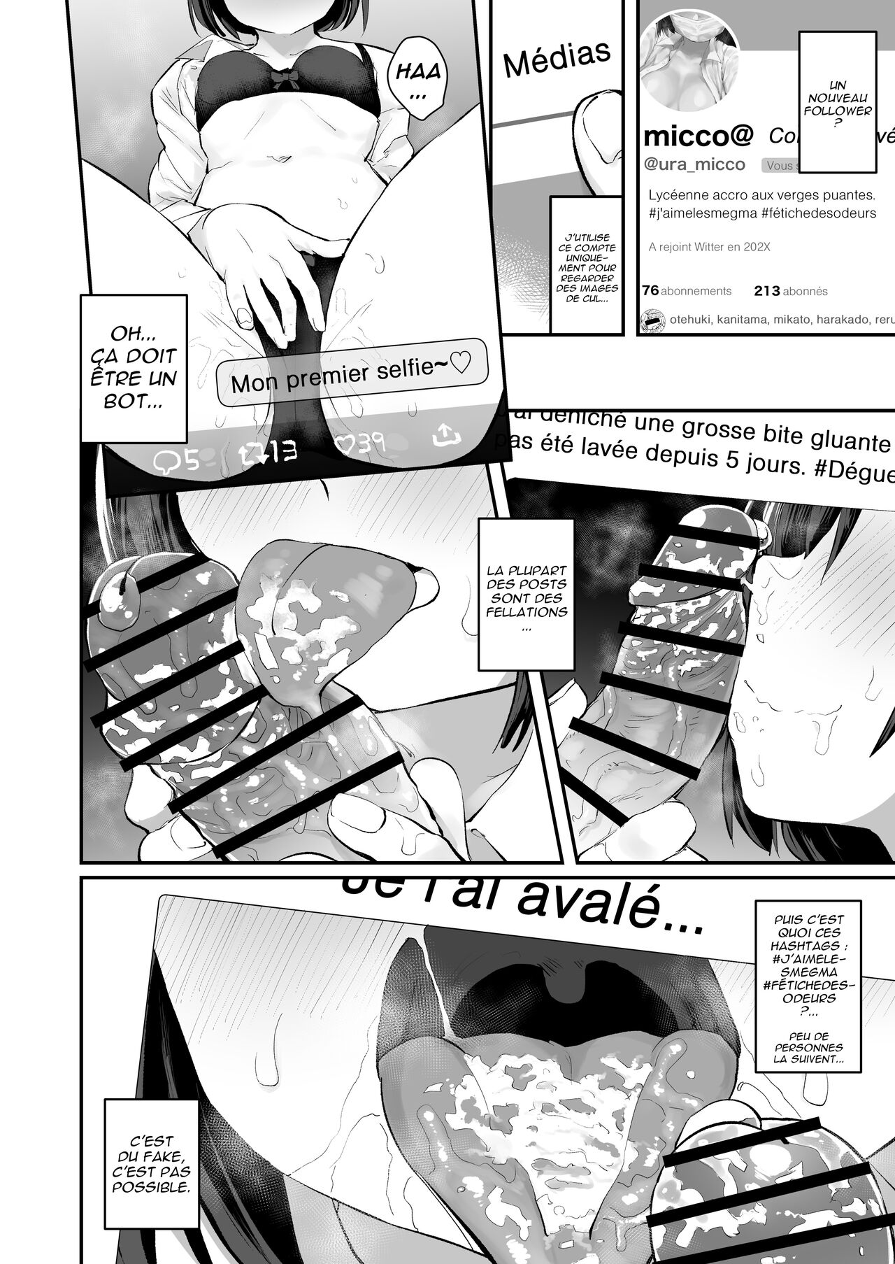 Classmate ga Uraaka de Mainichi Ochinpo Asari Shiterukamoshirenai | Ma camarade de classe surfe sur le Net pour trouver des verges dégueulasses page 5 full