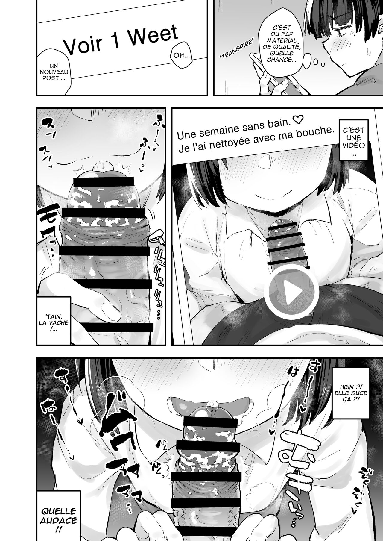 Classmate ga Uraaka de Mainichi Ochinpo Asari Shiterukamoshirenai | Ma camarade de classe surfe sur le Net pour trouver des verges dégueulasses page 7 full