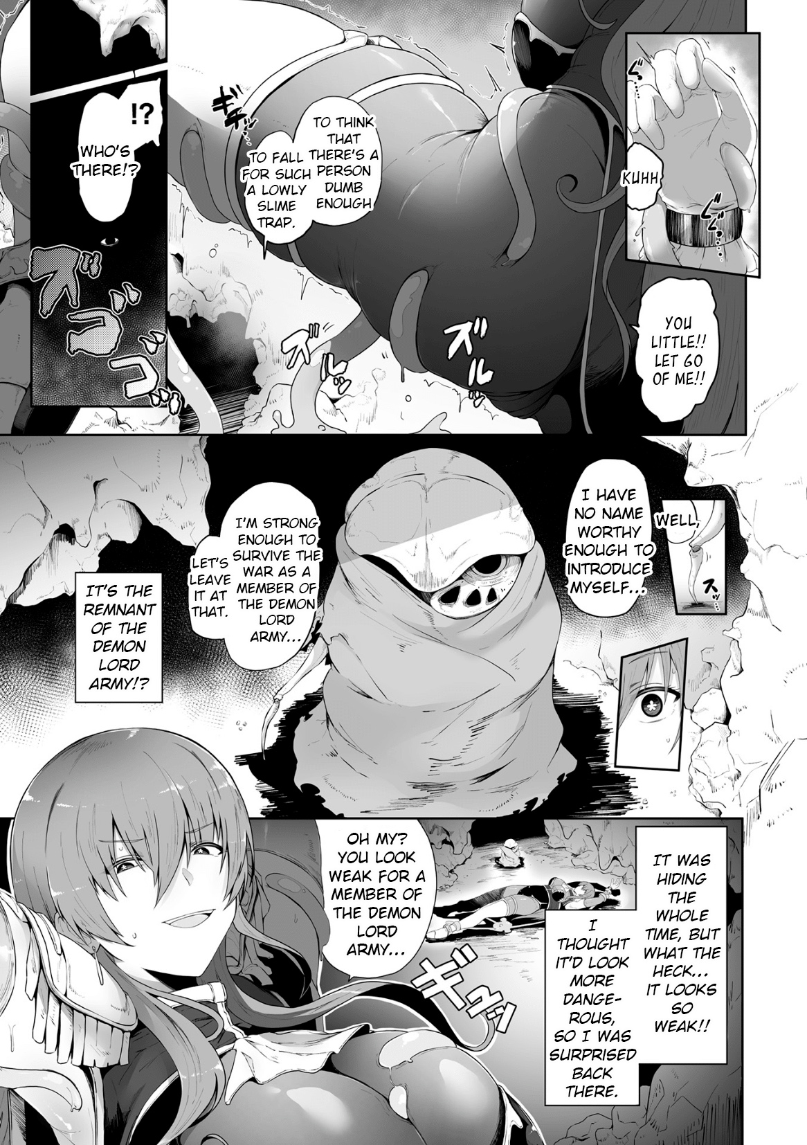 Haiboku Onna Hunter, Chuu Kan Sanran  Kukkoro Heroines Vol. 23  p141-158 page 3 full