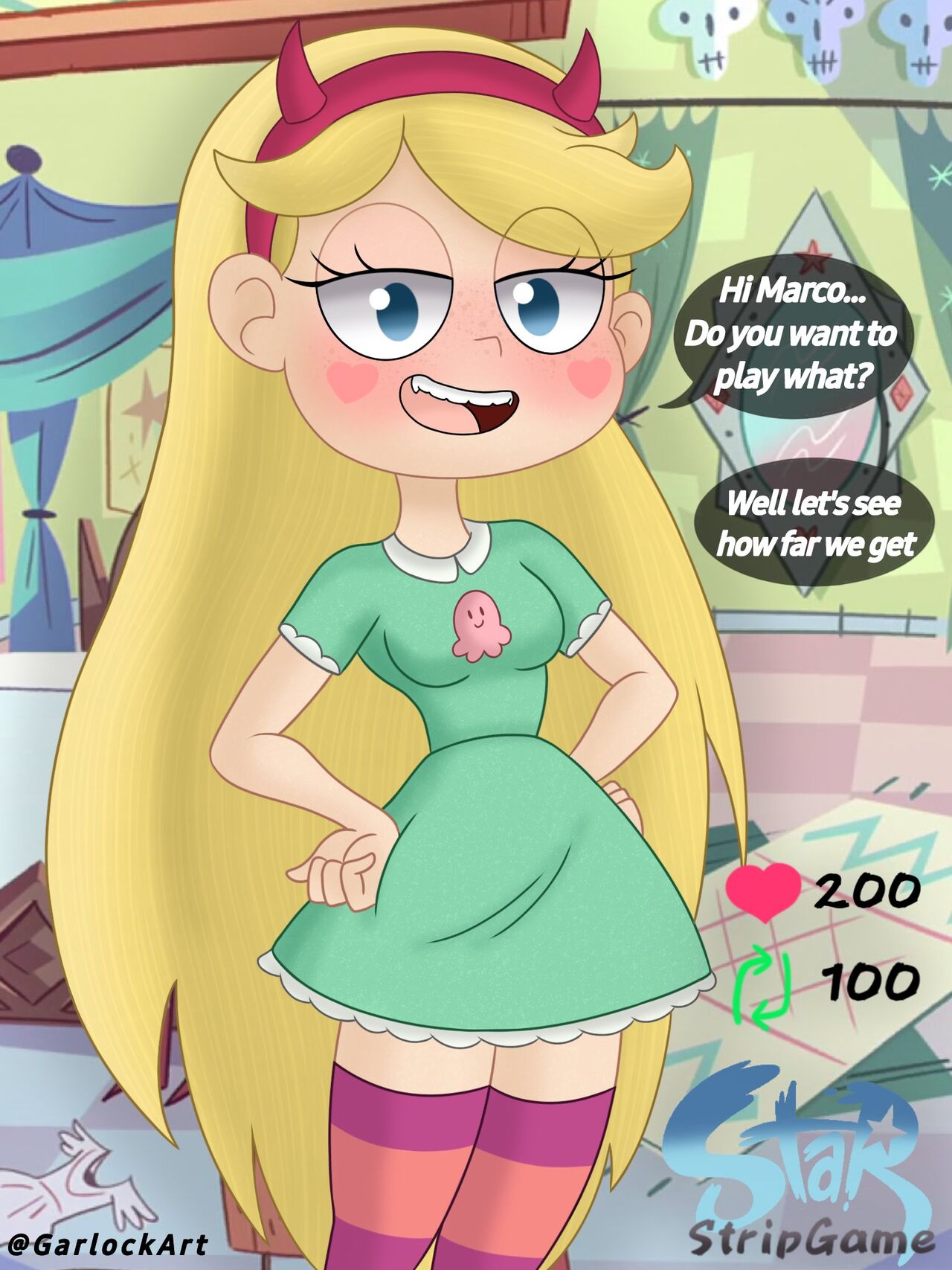 Star Butterfly Stripgame 1 &amp; 2 page 1 full
