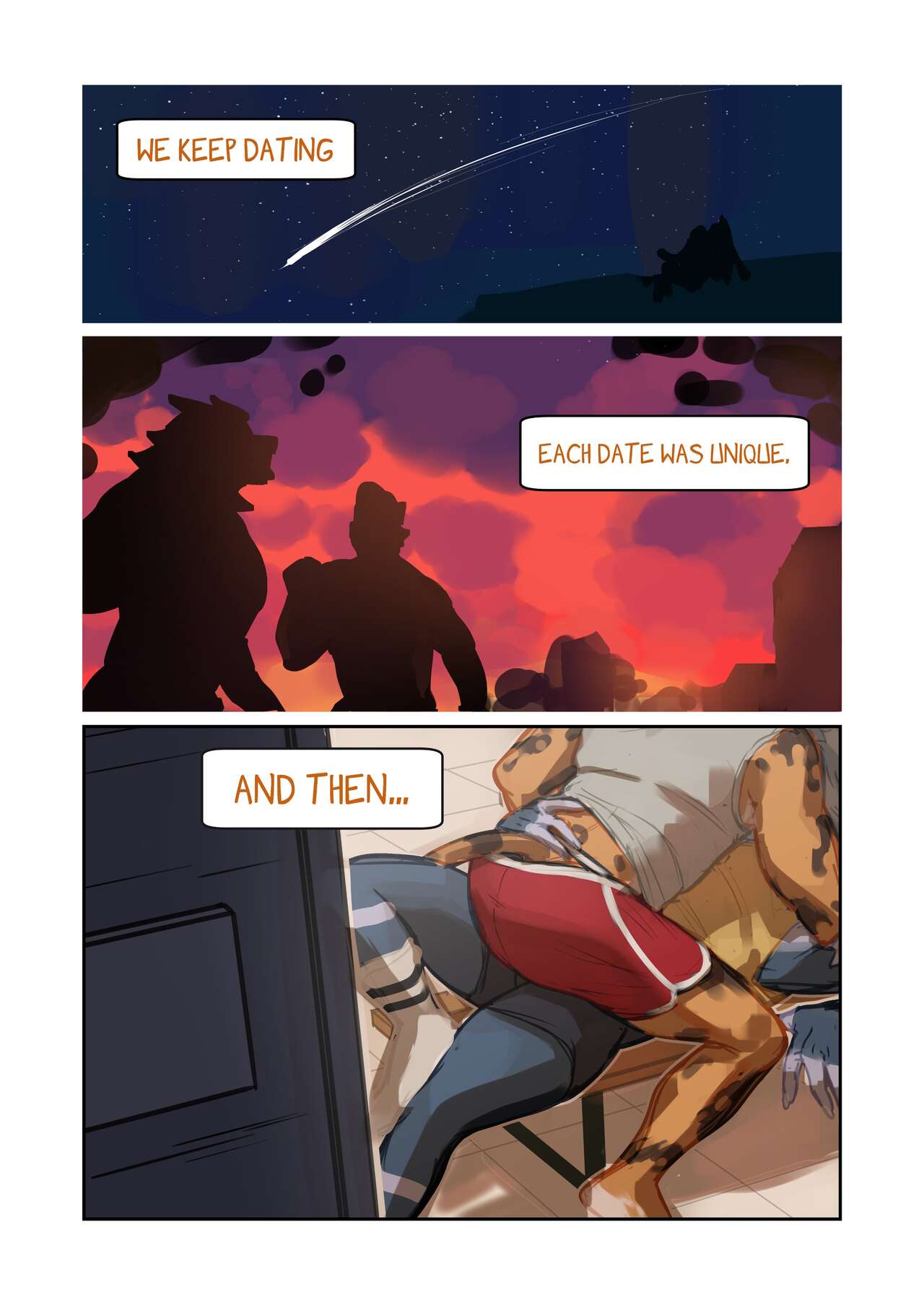Meeting a cute man... And them... page 3 full