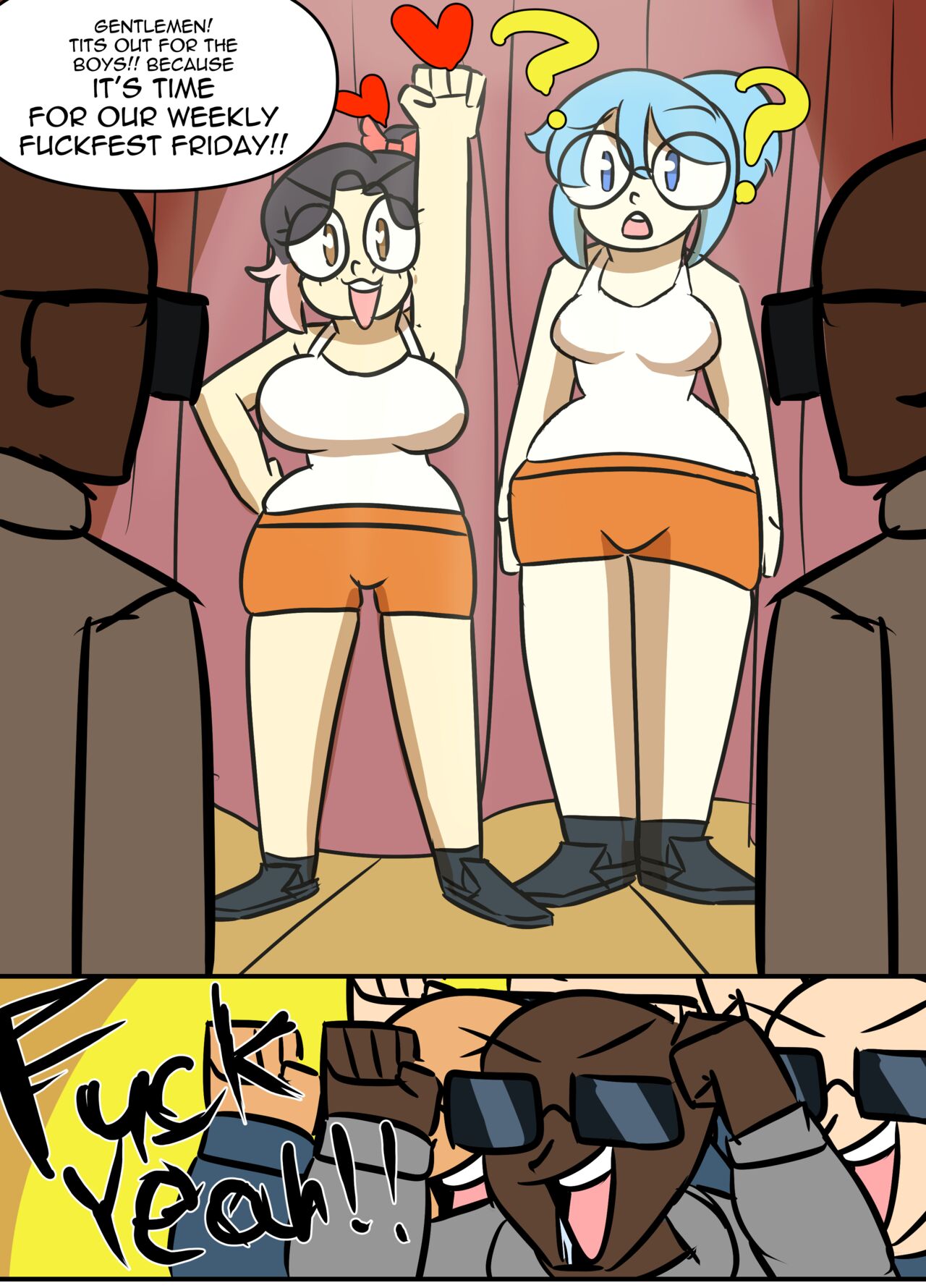Ladies Night at Pooters page 1 full