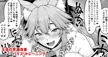 Tamamo no Sourou Kaizen Training Manga 1 "Paizuri Hen" cover